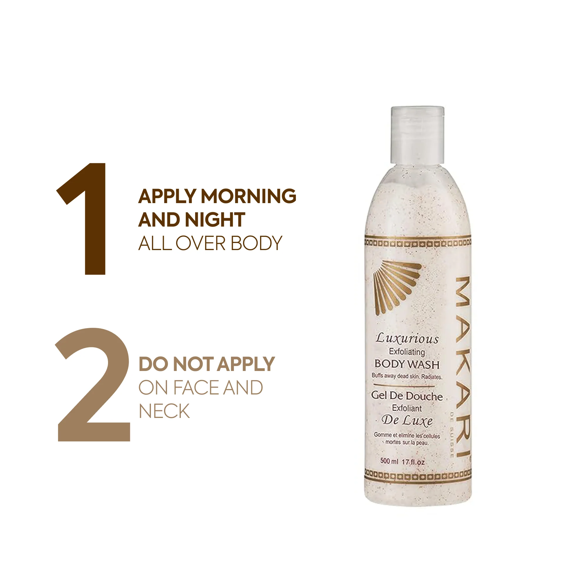 Exfoliating Body Wash With Vitamin C & Aloe Vera - Image 7