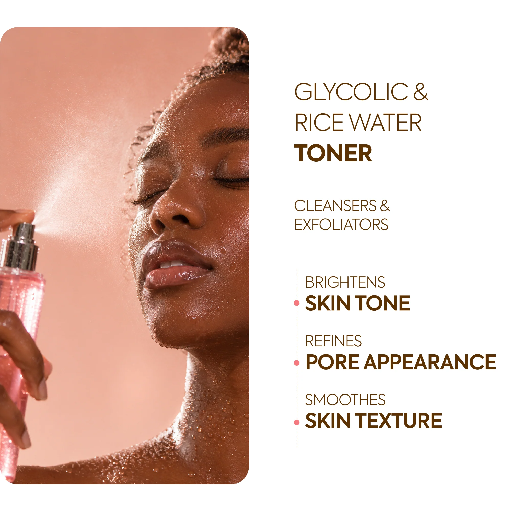 Glycolic & Rice Water Toner 250ml - Image 2