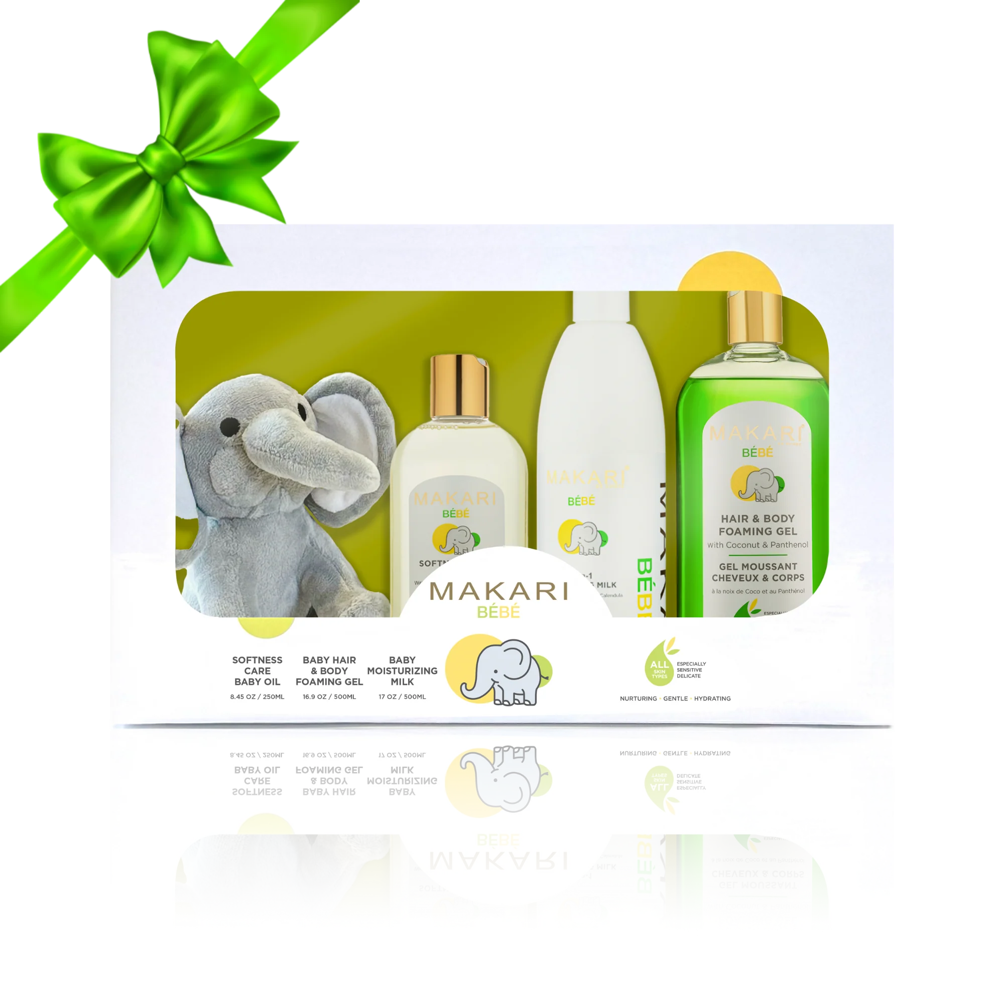 Baby Set With Oil & Foaming Gel & Milk 500ml