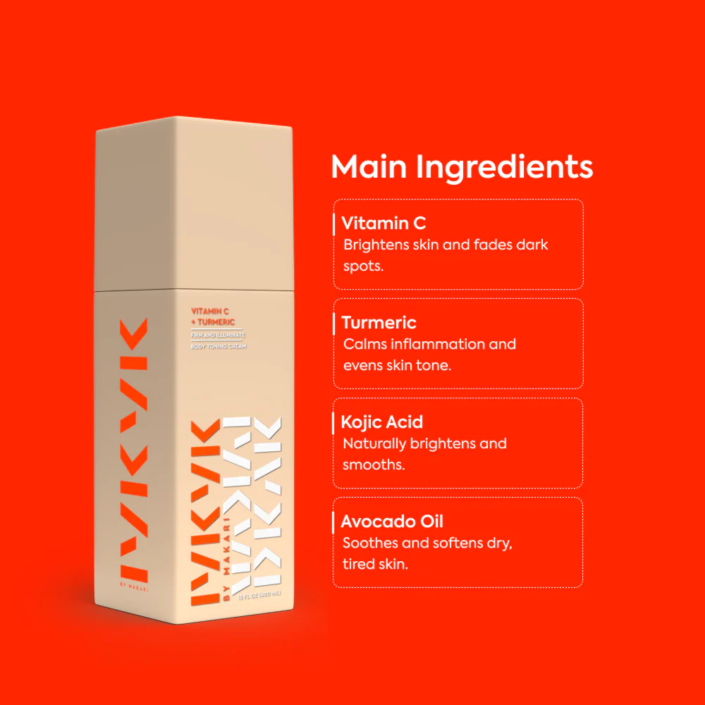 IYKYK VITAMIN C + TURMERIC BODY TONING CREAM - 2 PACK - Image 7