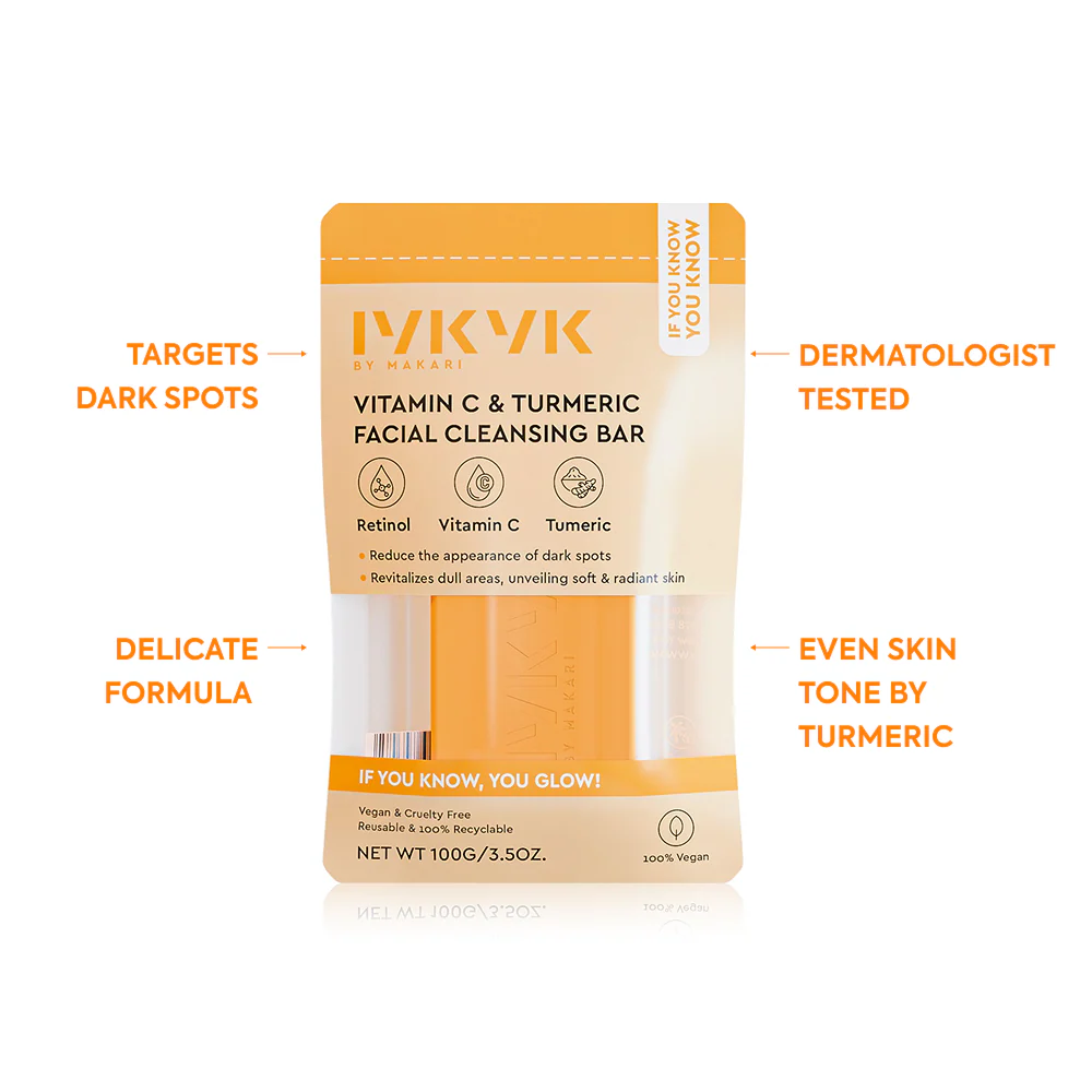 IYKYK VITAMIN C & TURMERIC FACIAL CLEANING BAR - 2 PACK - Image 4