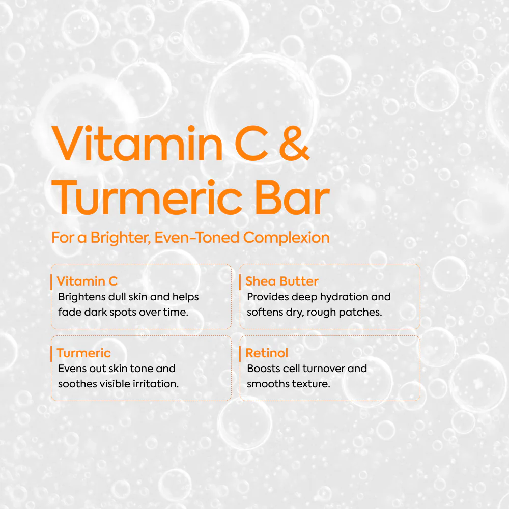 IYKYK VITAMIN C & TURMERIC FACIAL CLEANING BAR - 2 PACK - Image 7